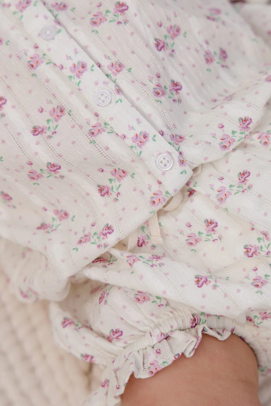 Organic Cotton Frill Bloomer Molly Lilac