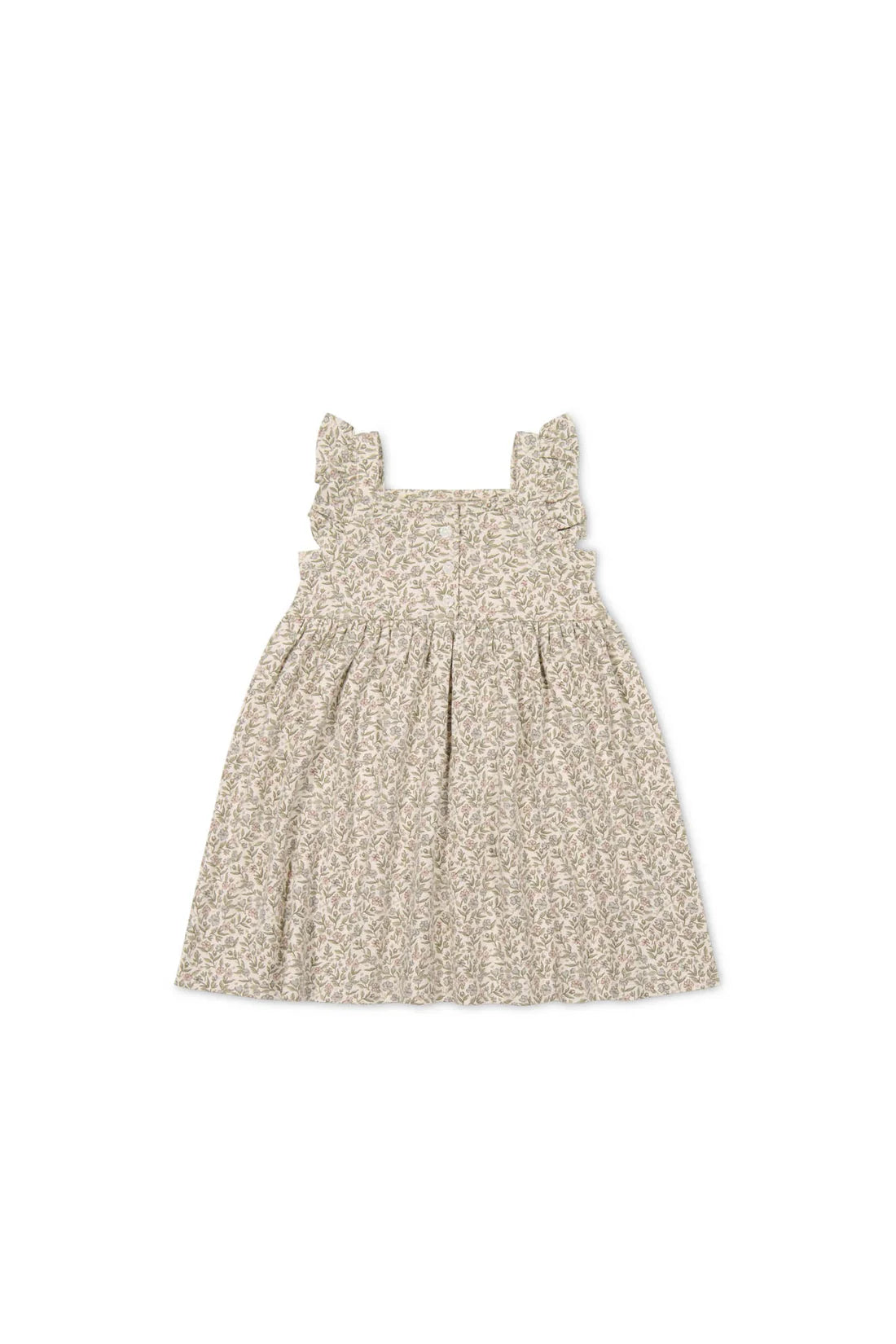 Organic Cotton Sienna Dress - Ariella Eggnog