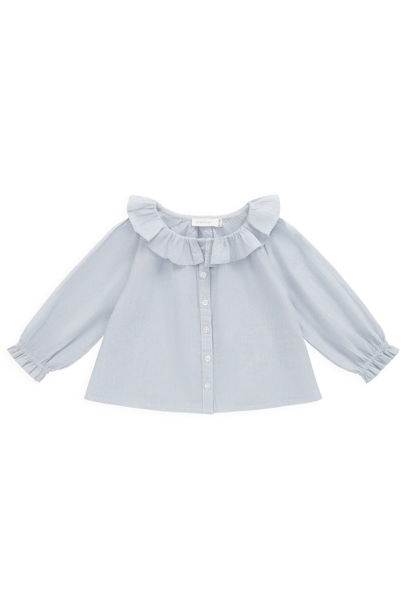 Organic Cotton Gaelle Top - Petite Check