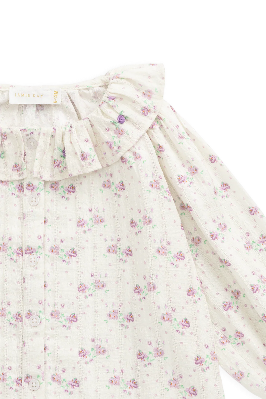 Organic Cotton Beatrice Top Molly Lilac