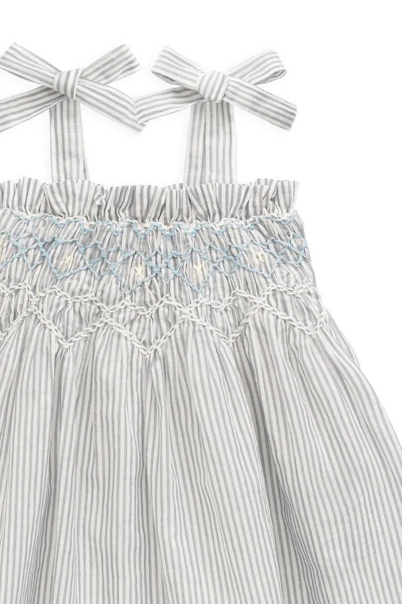 Organic Cotton Desiree Dress Harbour Stripe