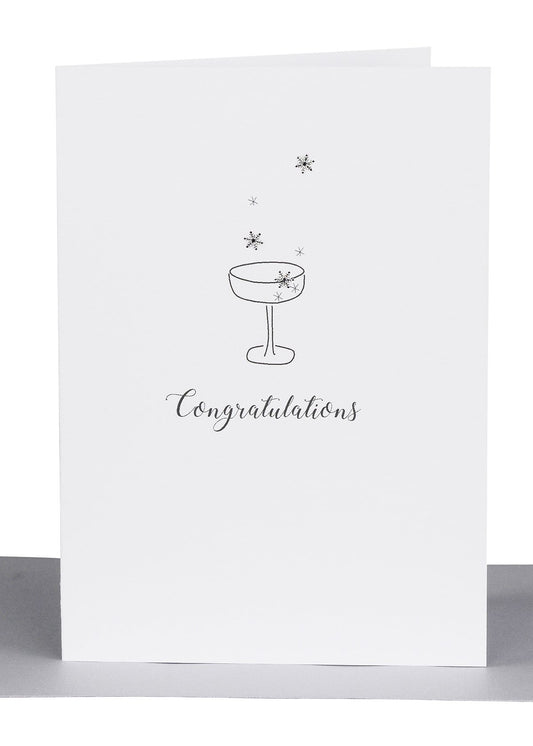 Champagne Congratulations Lrg Card