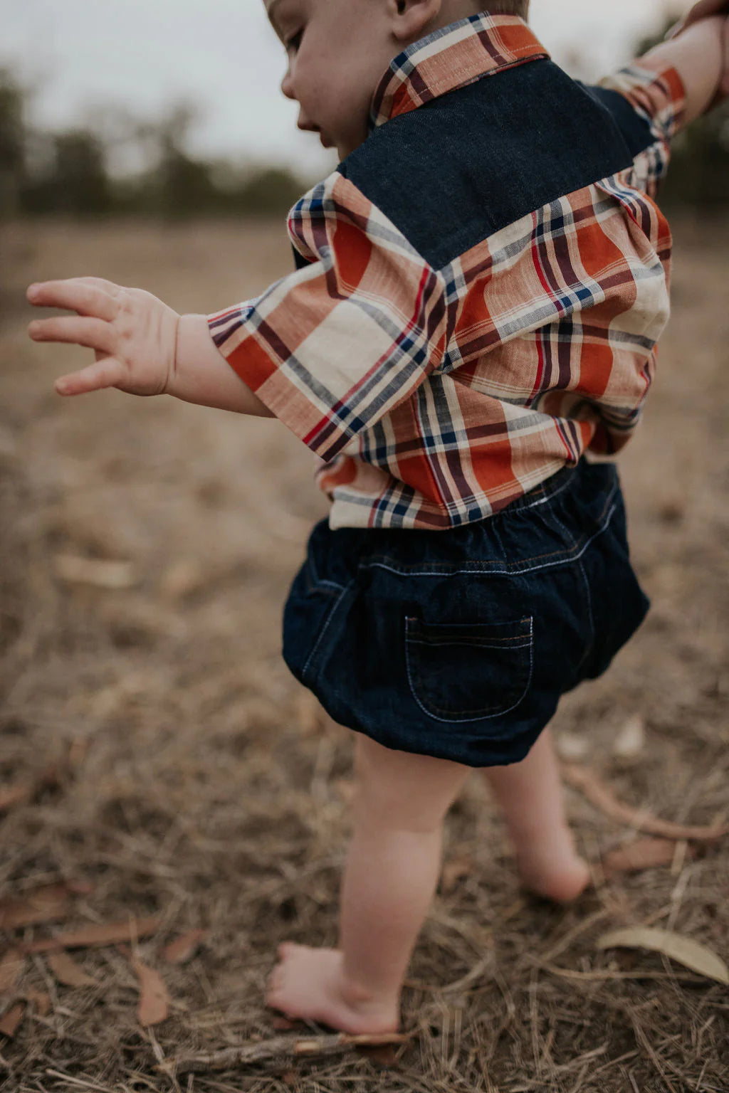 Harley Denim Baby Bloomers