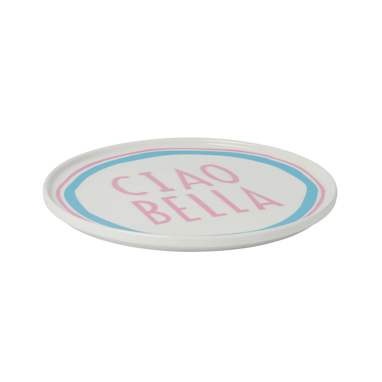 Blue Ciao Bella Plate