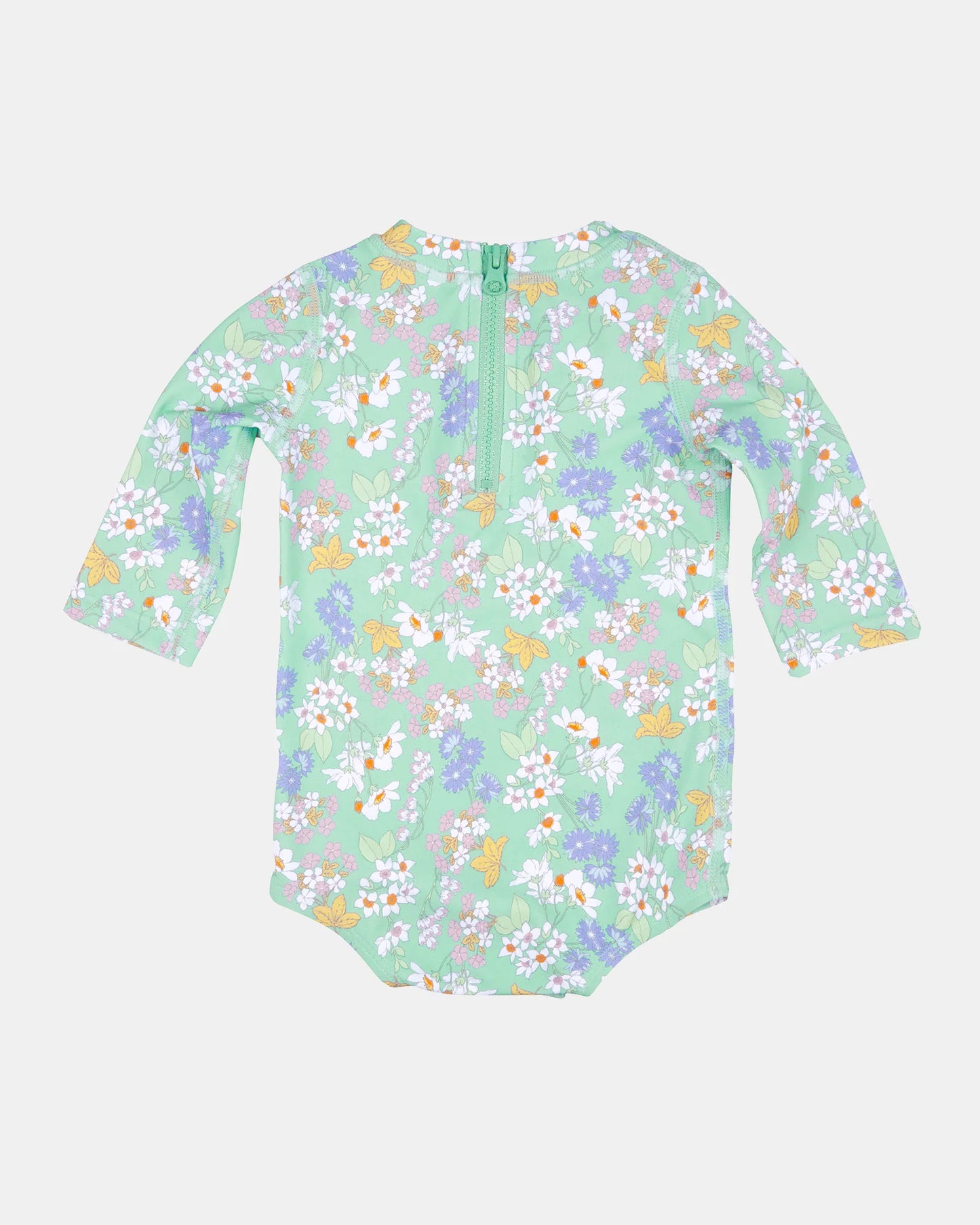 Swim Baby Onesie Long Sleeve Sea Blossom