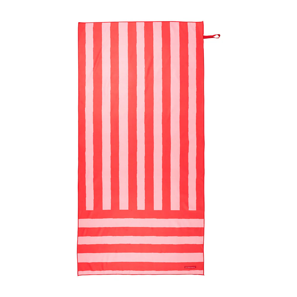 Sand Free Towel Red Stripe