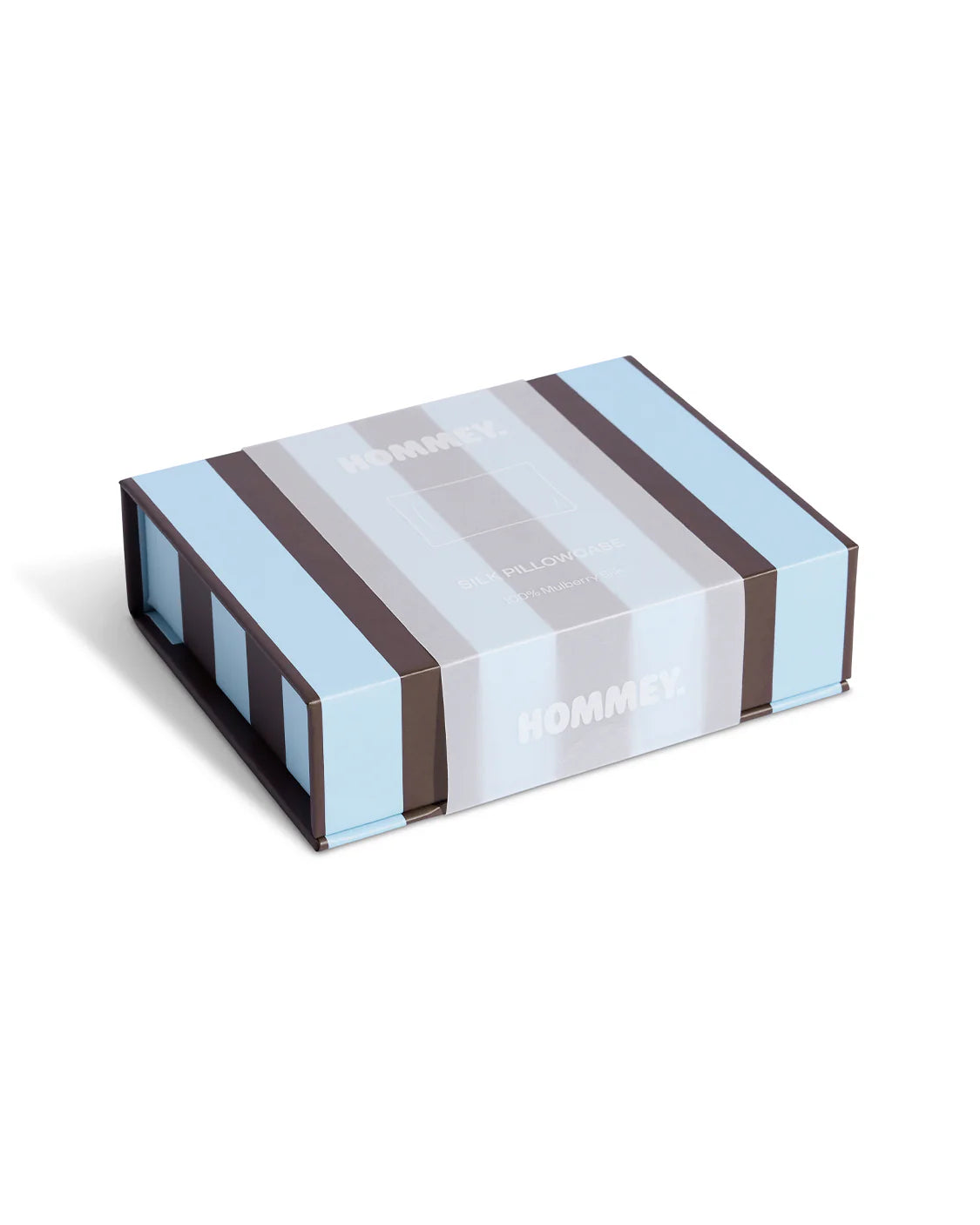 Silk Pillowcase Iced Chocolate Stripes