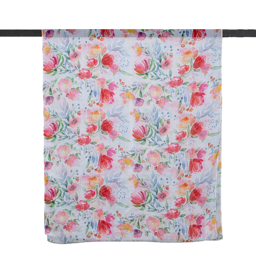 Watercolour Floral Scarf