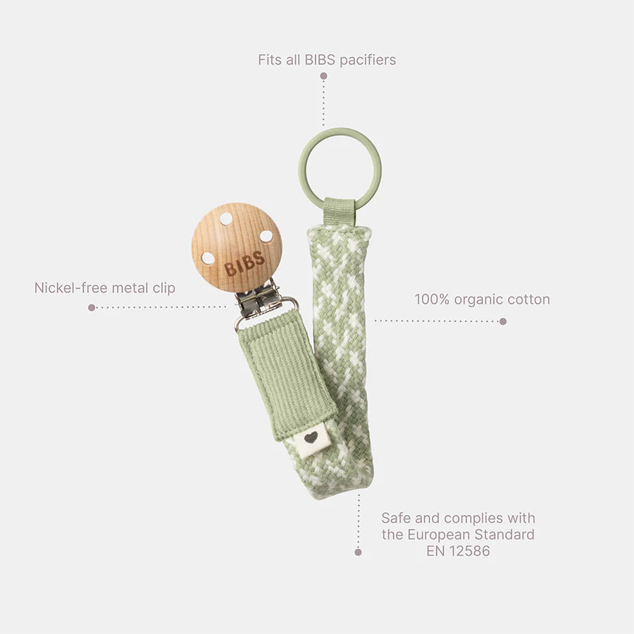 Liberty Pacifier Clip Chamomile Lawn Violet Sky