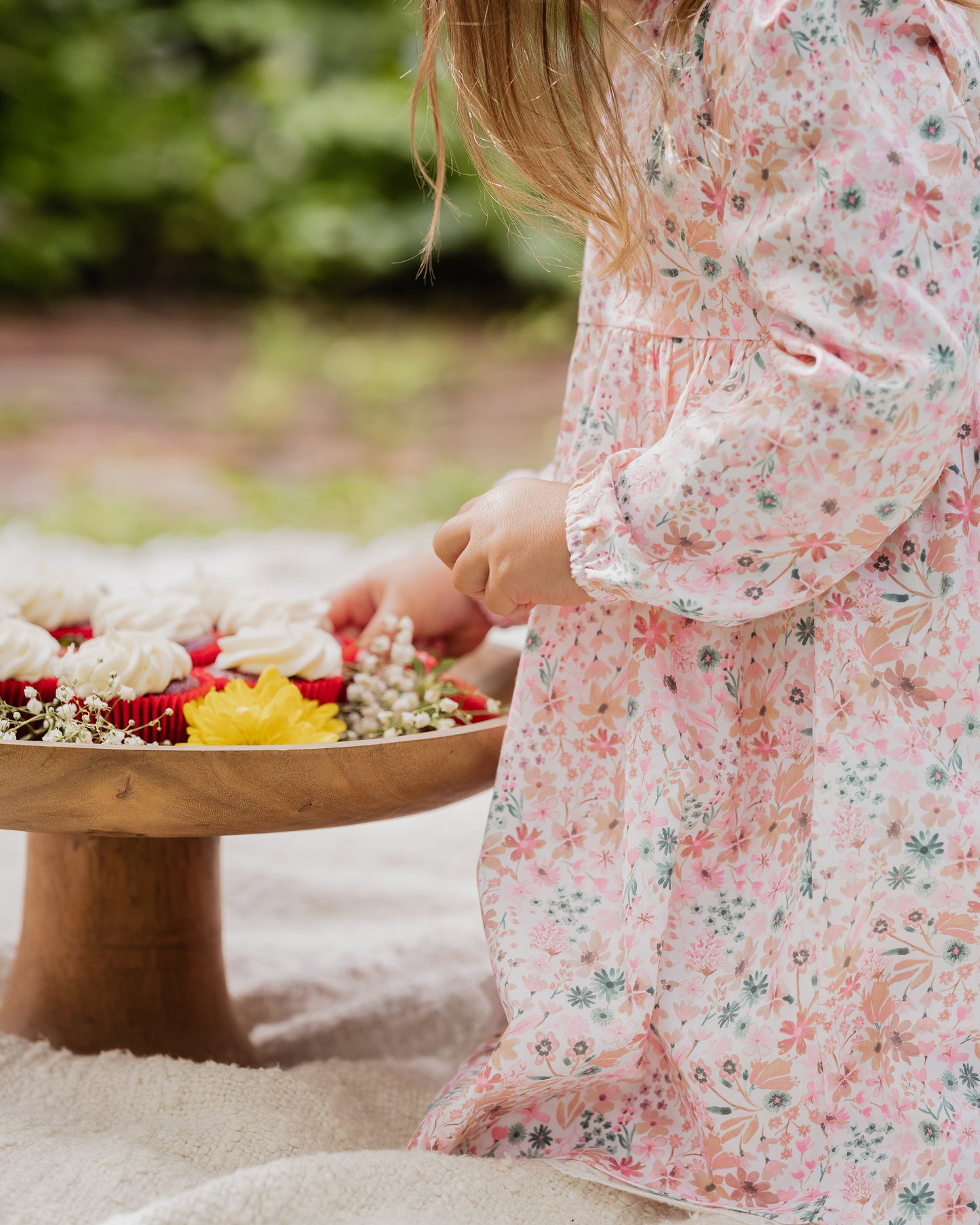 Fern Floral Organic Dress