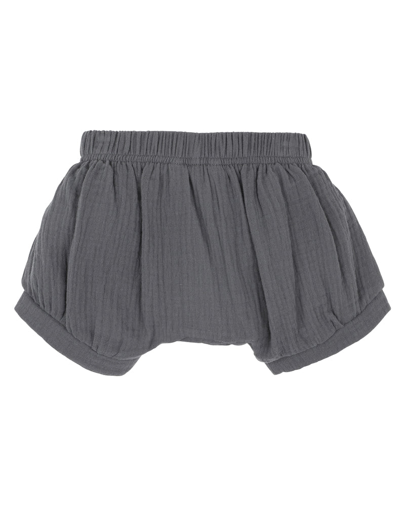 Slate Grey Crinkle Short