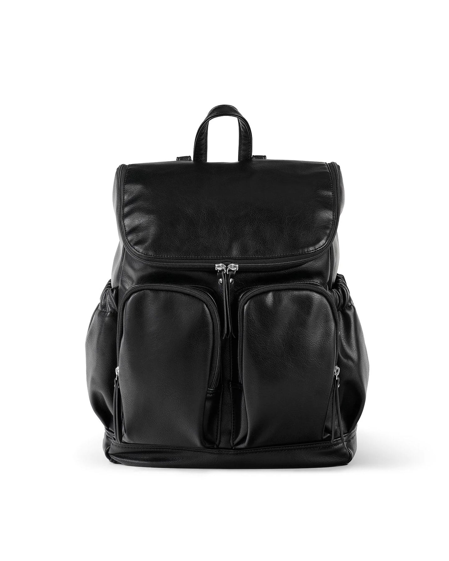 Backpack Black Faux Leather