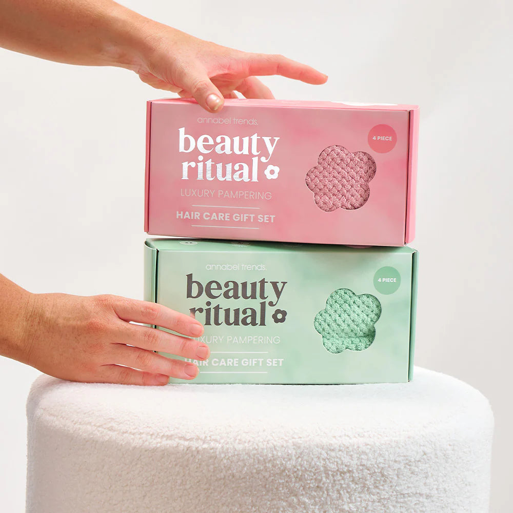 Beauty Ritual Hair Care Gift Box Dusty Pink