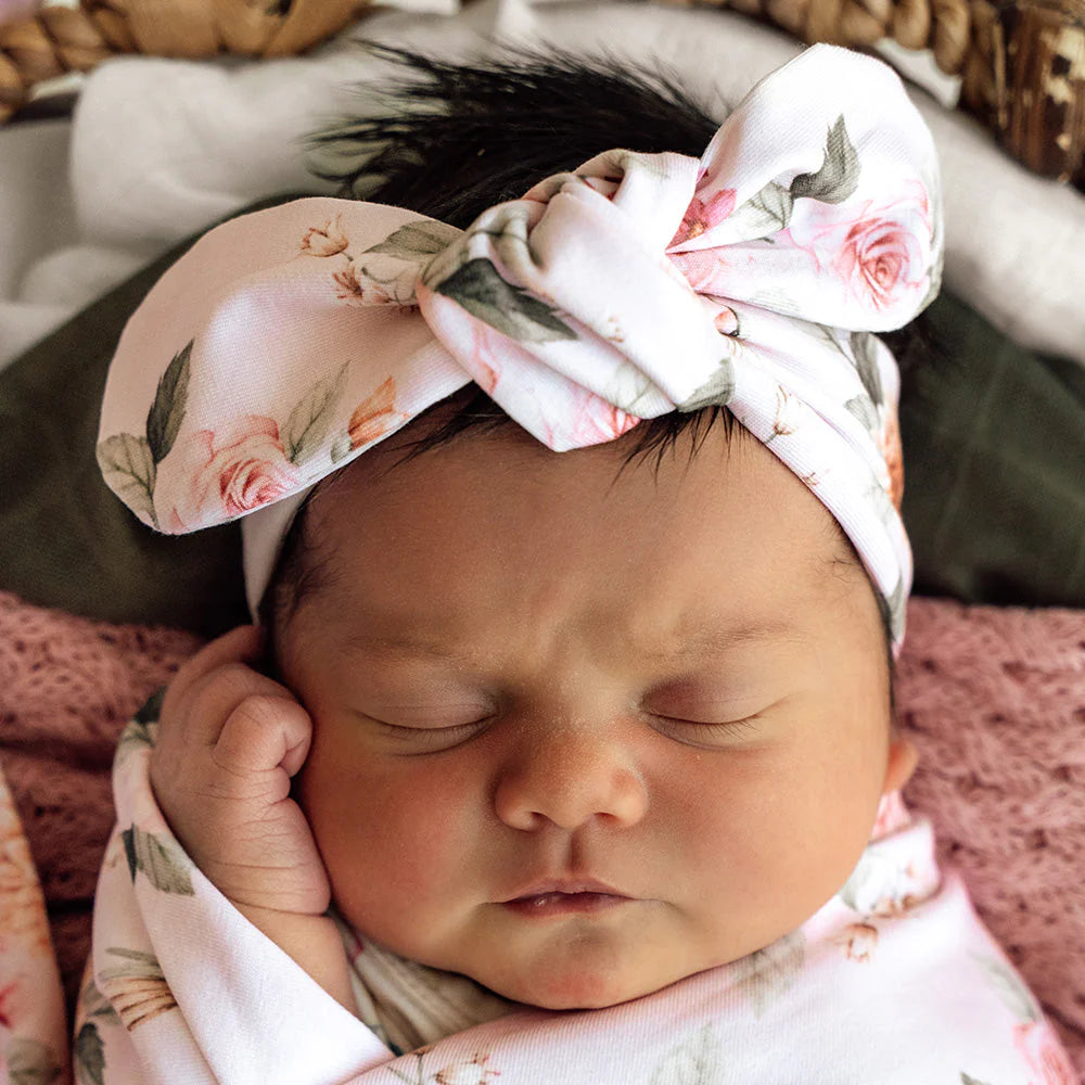 Birds & Blooms Topknot Headband