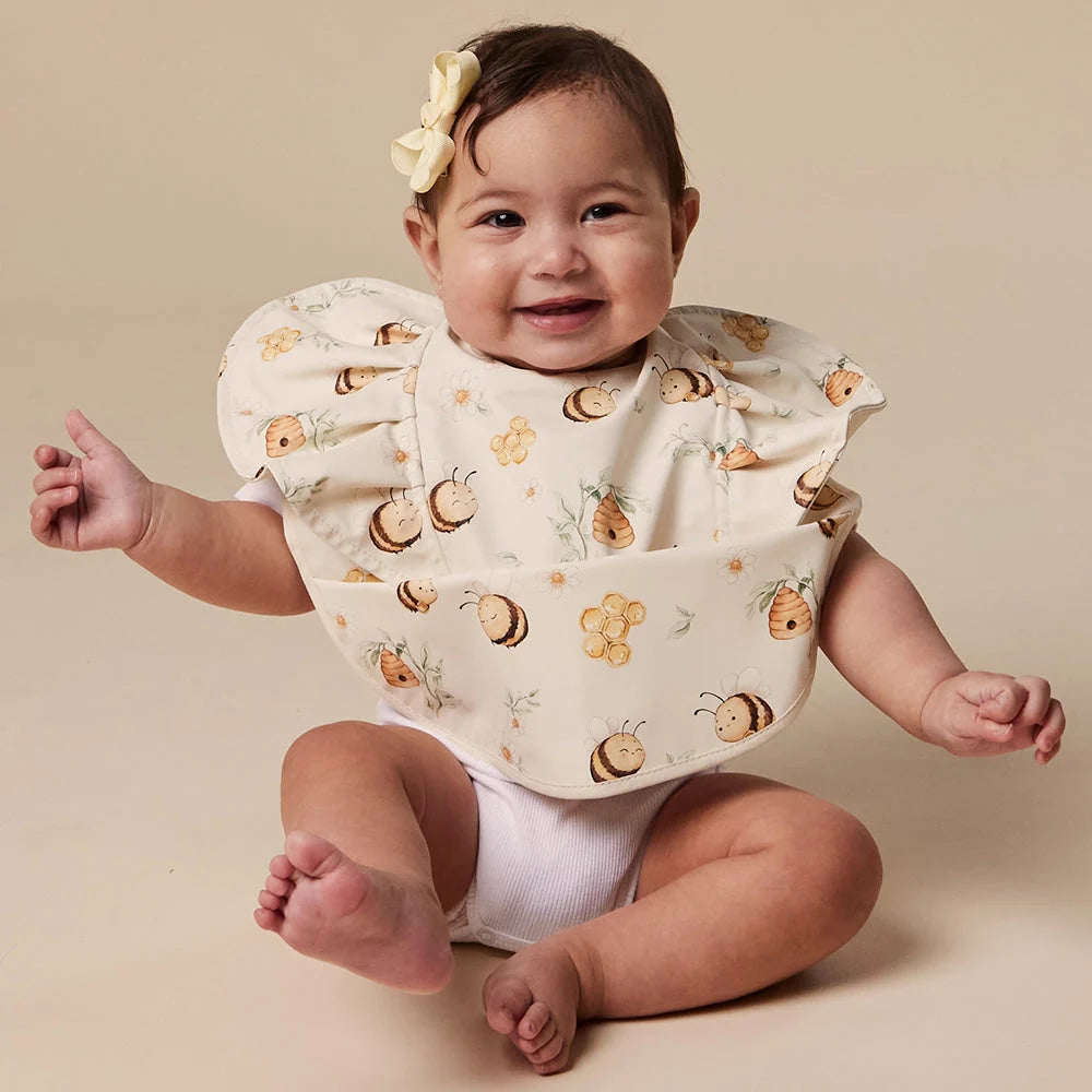 Bumblebees Fill Snuggle Bib
