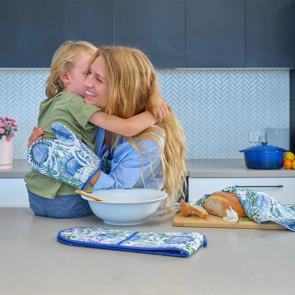 Linen Oven Mit Bush Botanical