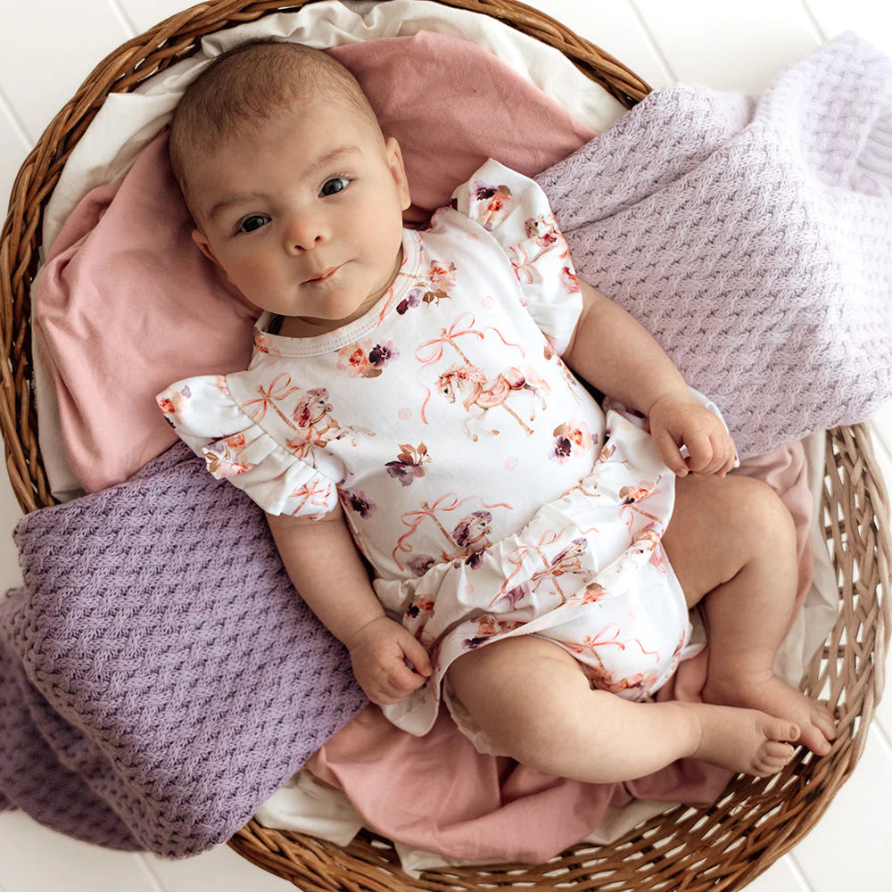 Carousel Short Sleeve Dress