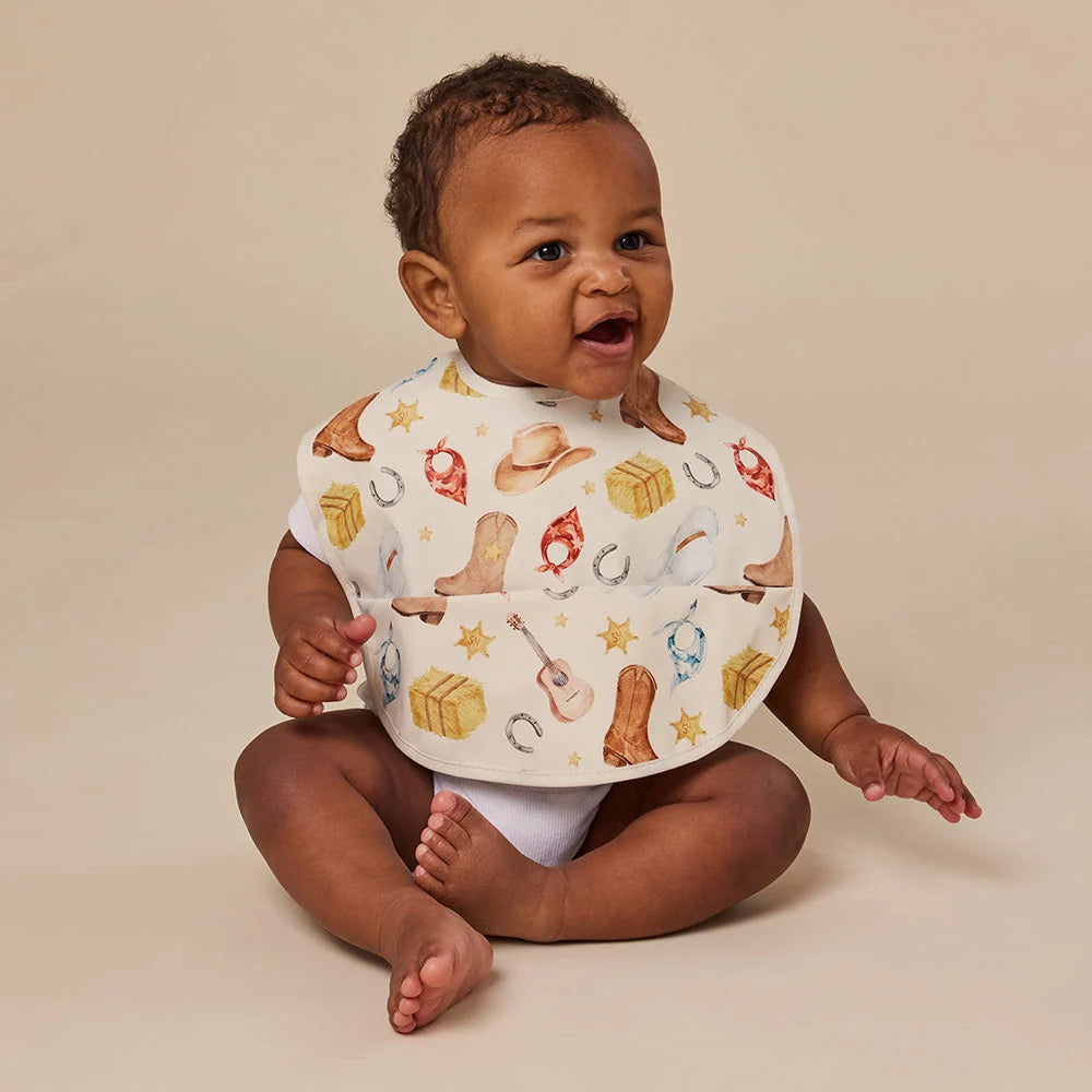 Cowboys Snuggle Bib
