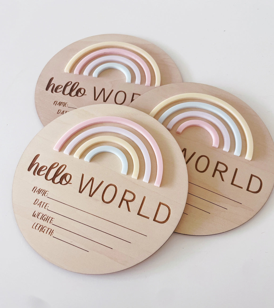 Hello World Rainbow Sorbet Disc