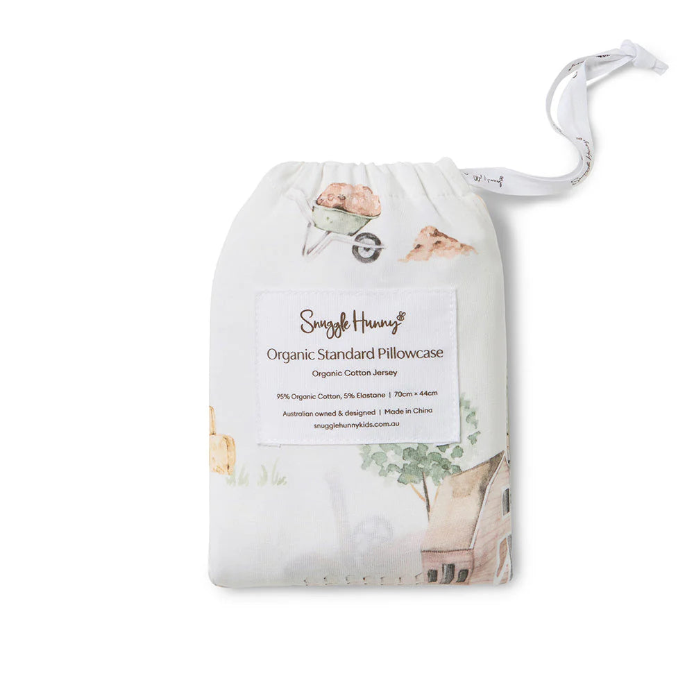 Diggers & Tractors Single Pillowcase