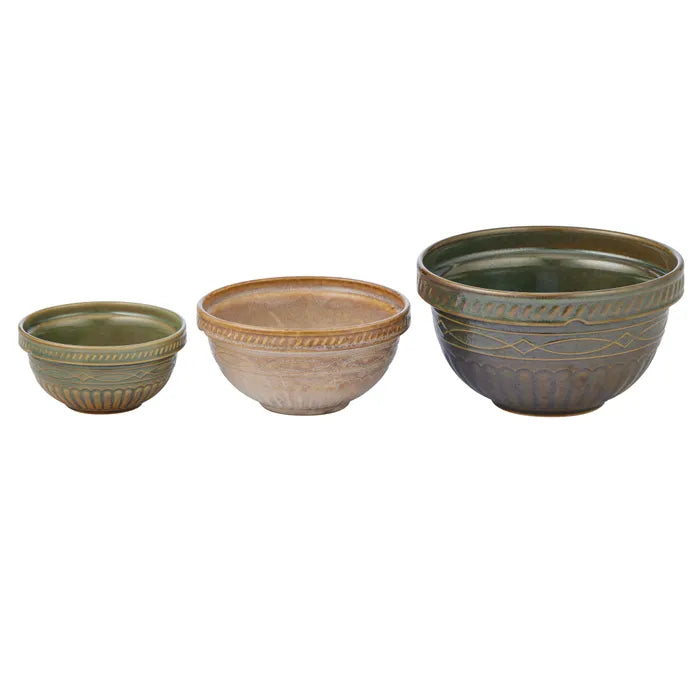 Loire 3pc Ceramic Bowl Set