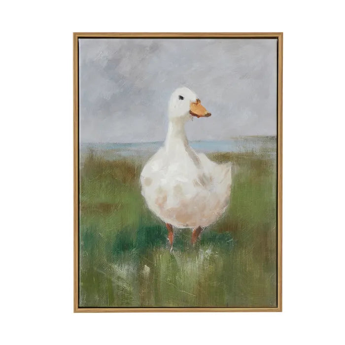 Daffy Oak Frame Oil Painting 30 x 40cm