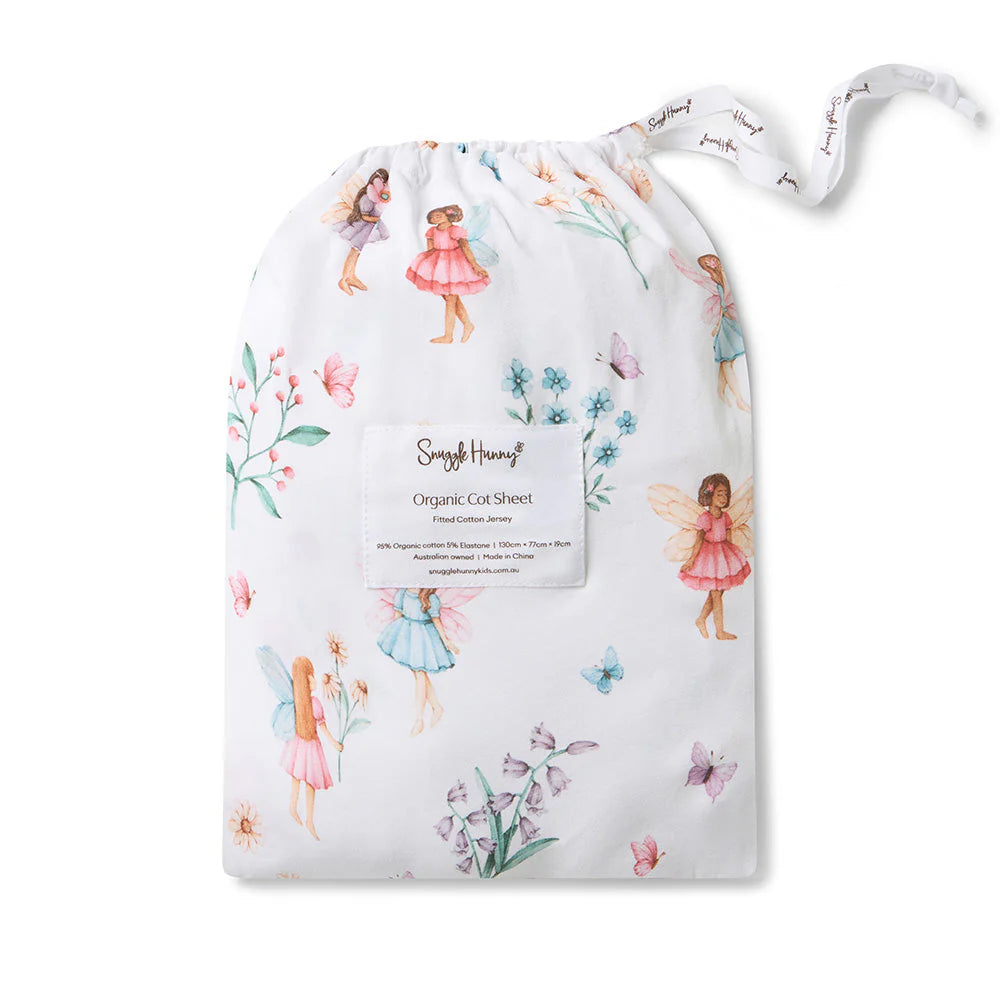 Fairy Garden Cot Sheet
