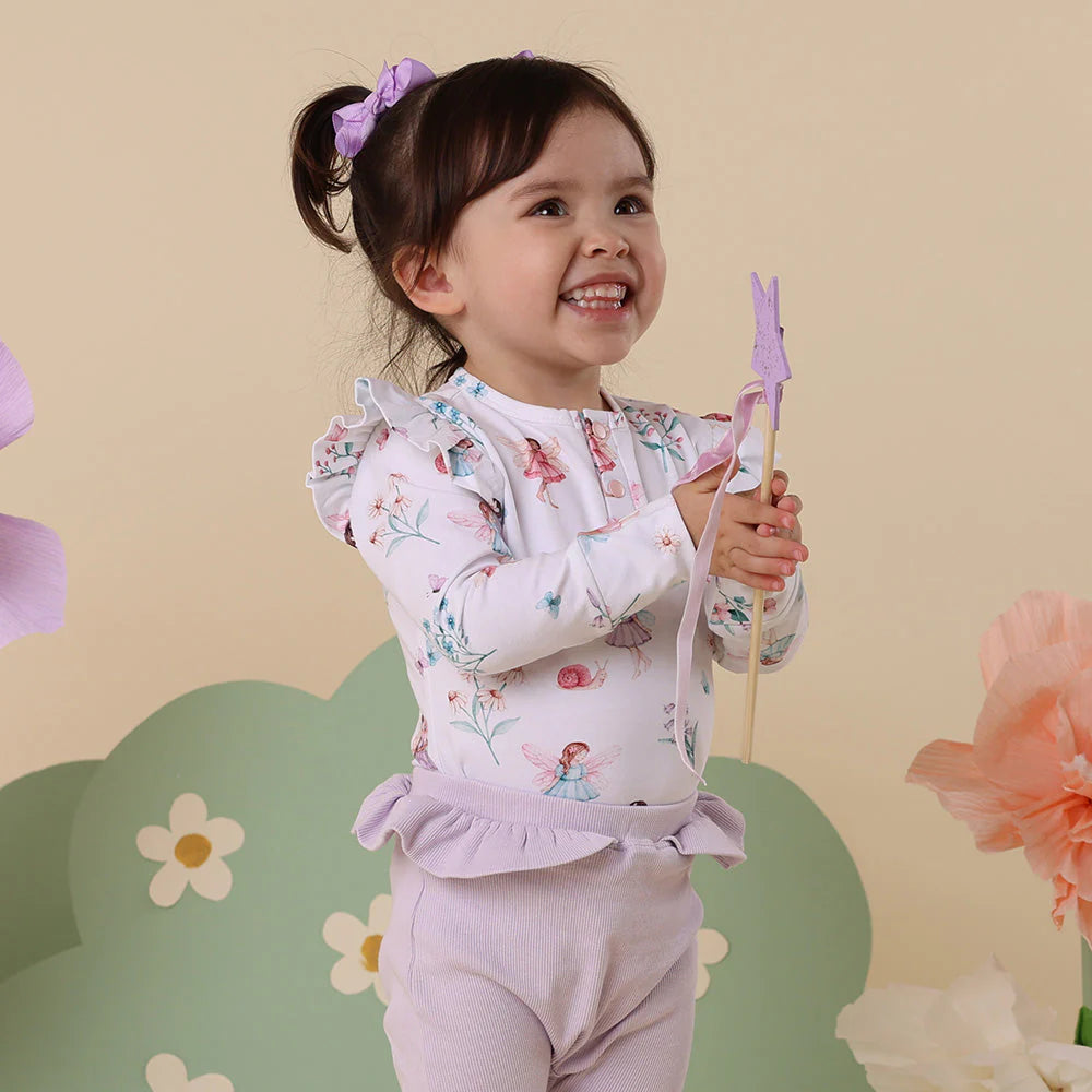 Fairy Garden Long Sleeve Bodysuit