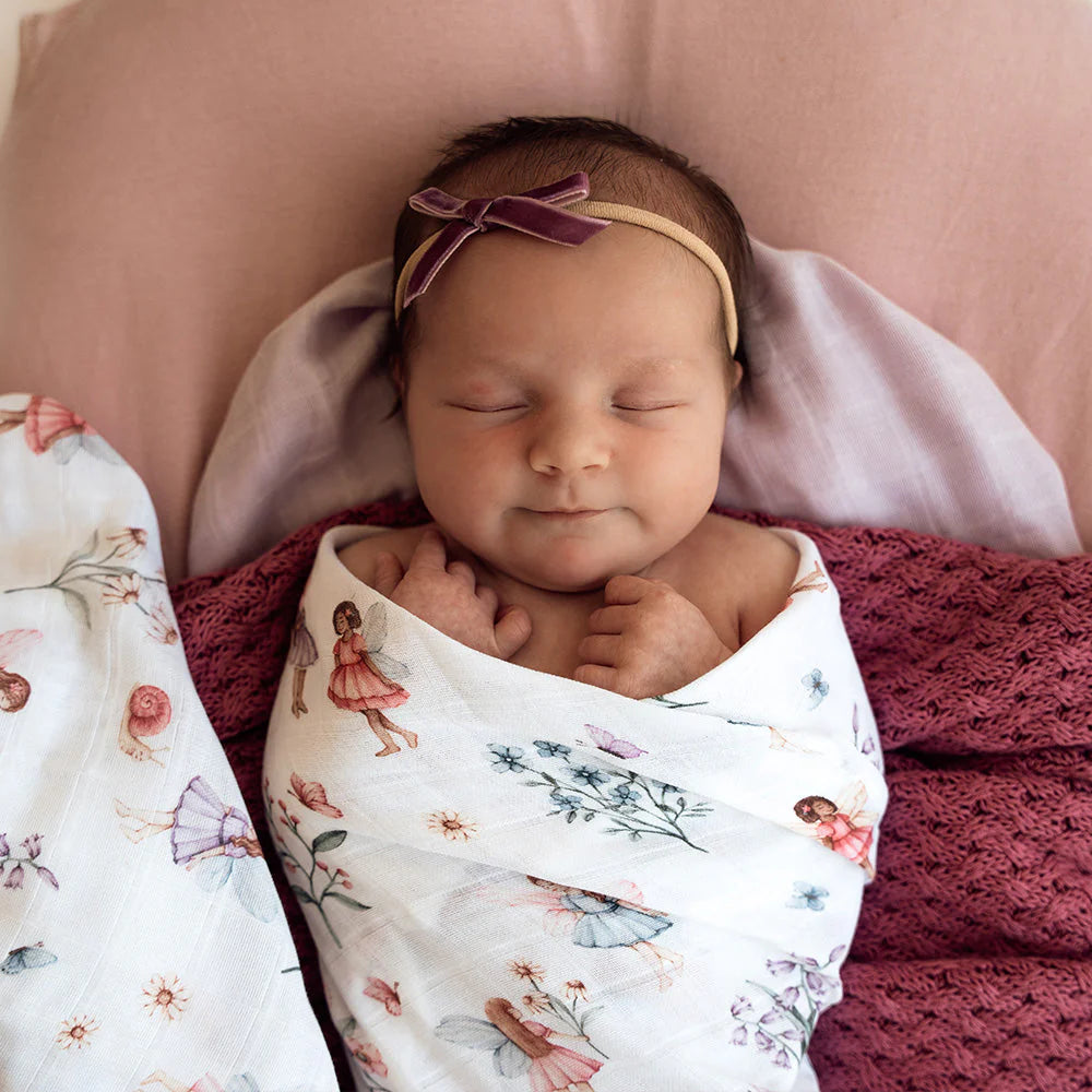 Fairy Garden Muslin Wrap