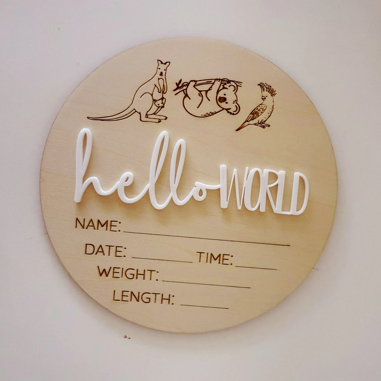 Hello World Australian Animals Disc