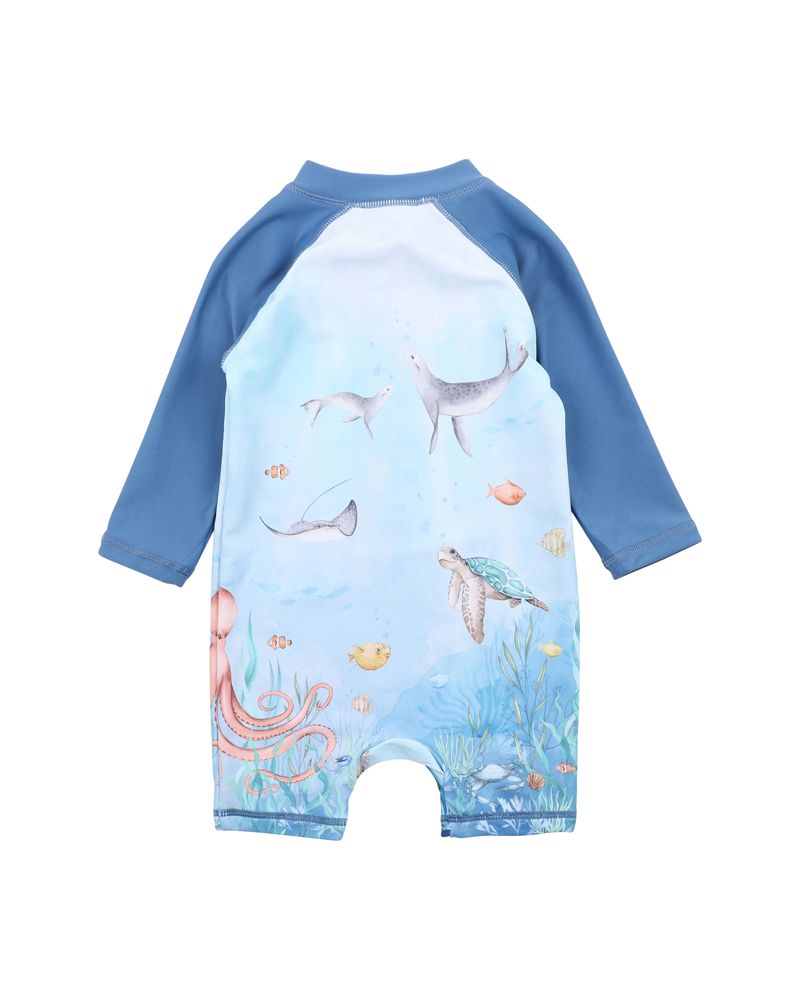 Flinn Ocean Scene Swim Sunsuit