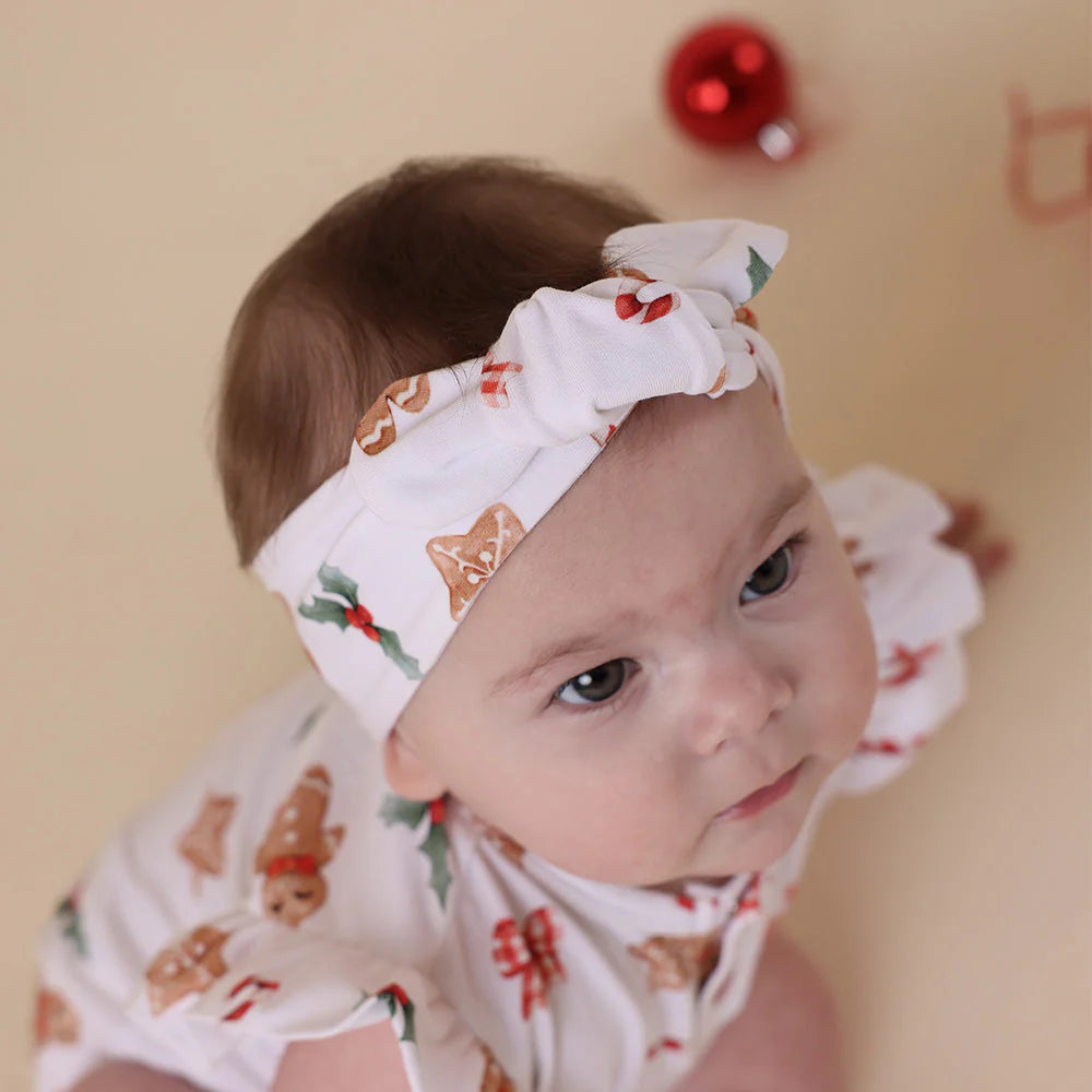 Gingerbread Topknot Headband