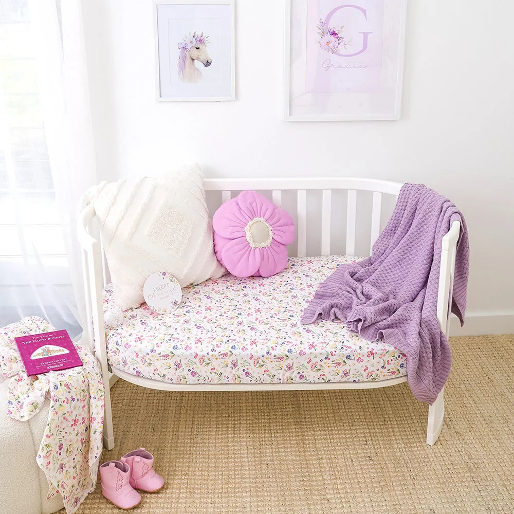 Gracie Cot Sheet