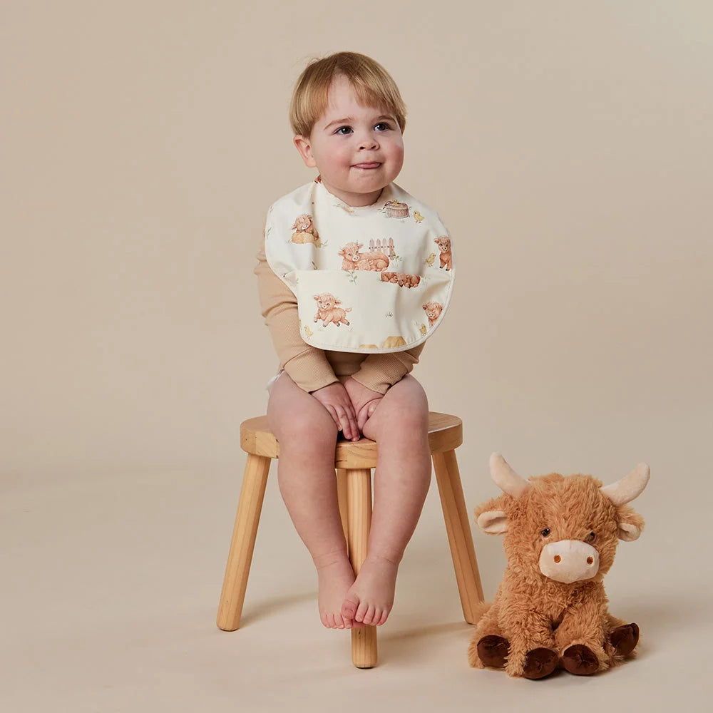 Highland Cows Snuggle Bib