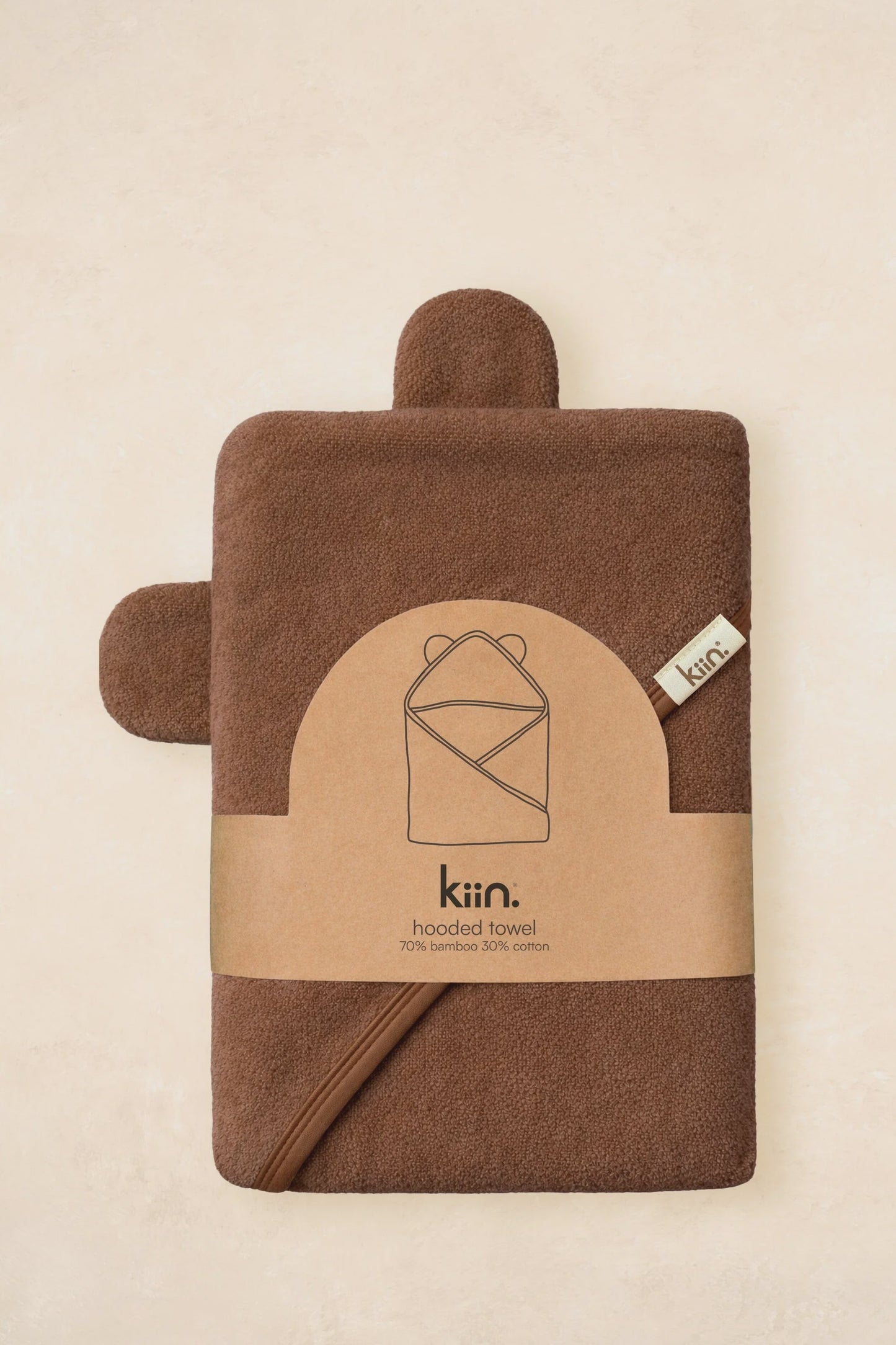 Hooded Towel Chocolate