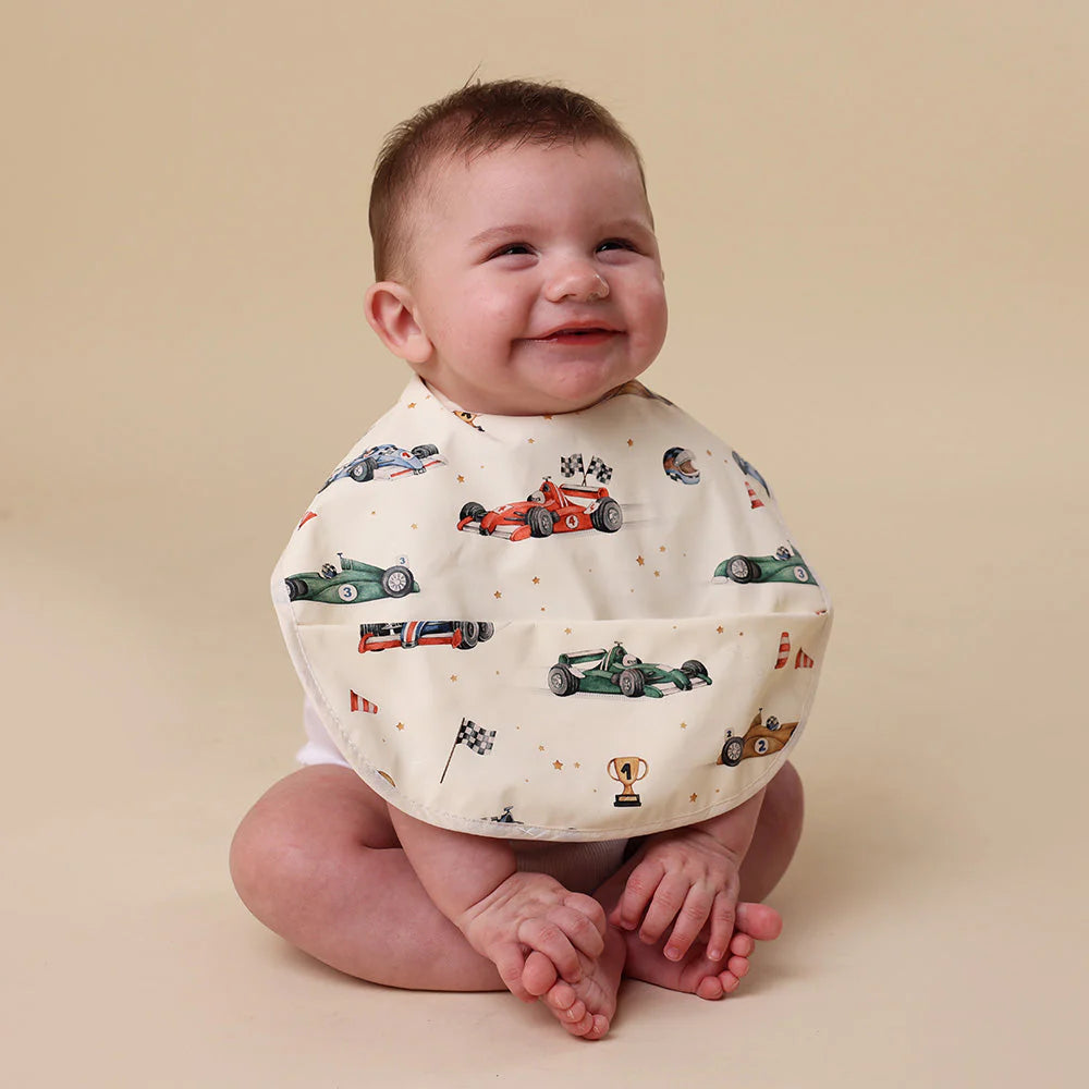 Little Racer Snuggle Bib