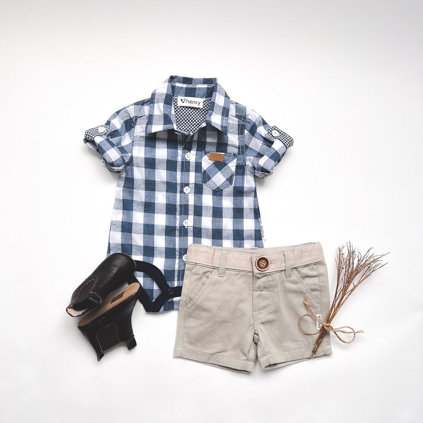 Baby Boys Oscar Shorts Blue