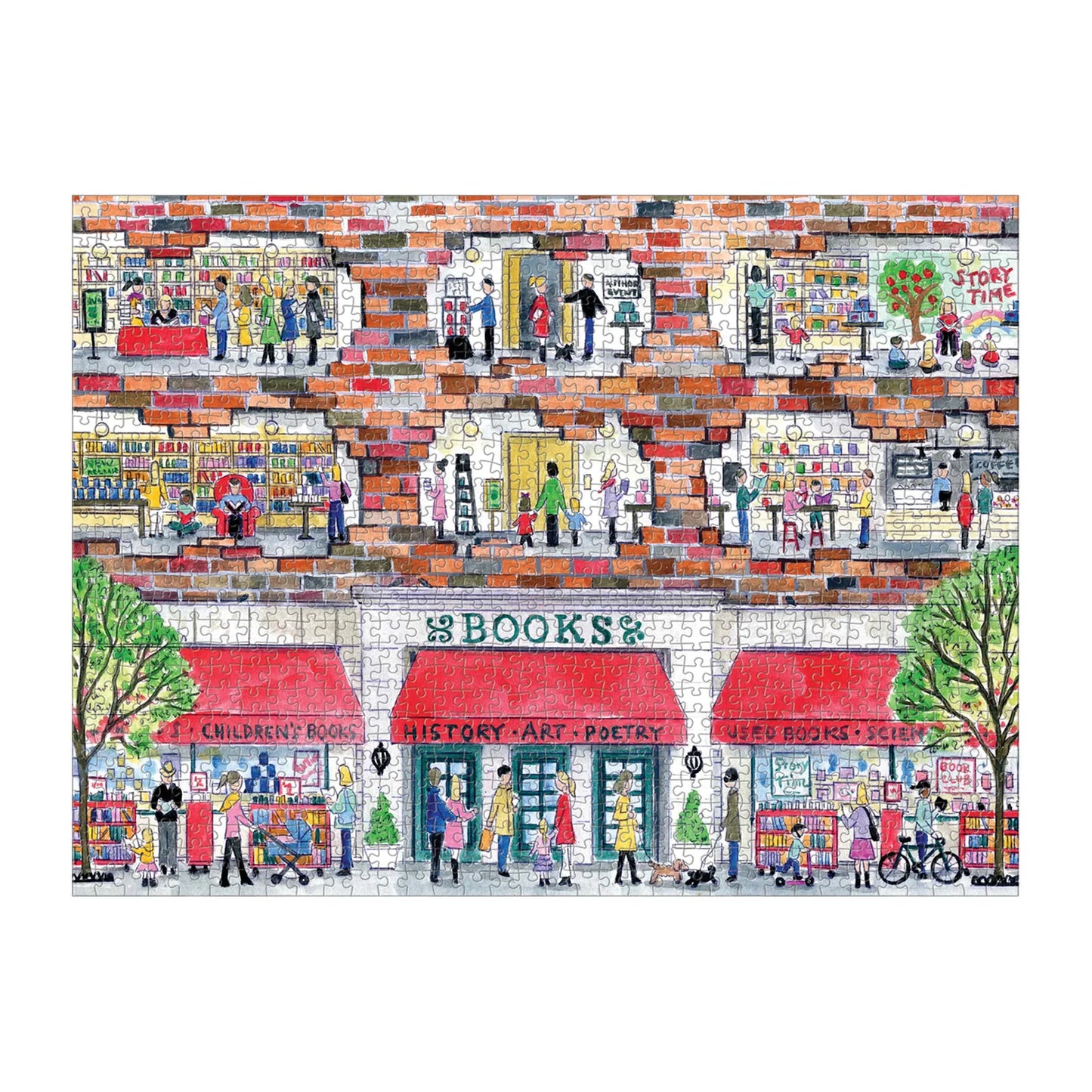 Storrings A Day At The Bookstore Puzzle 1000pc