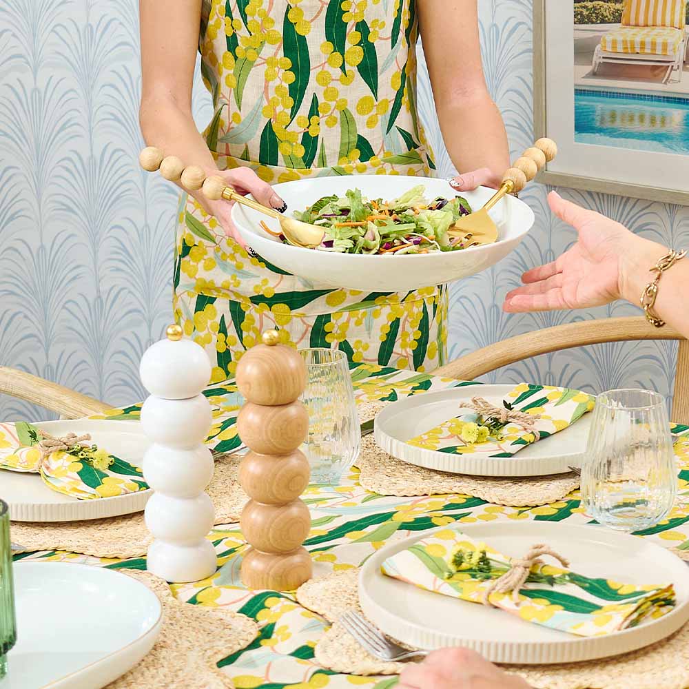 Orb Salad Servers Natural