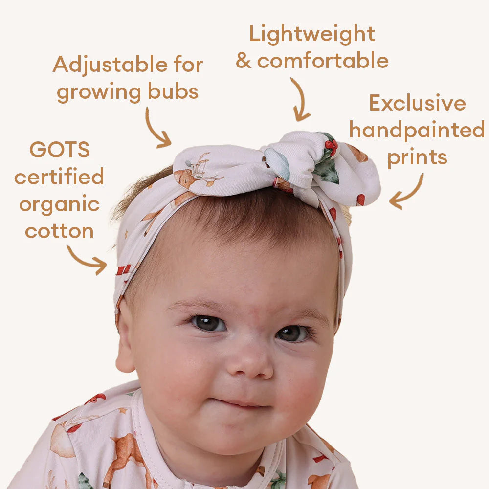 Prancer & Friends Topknot Headband