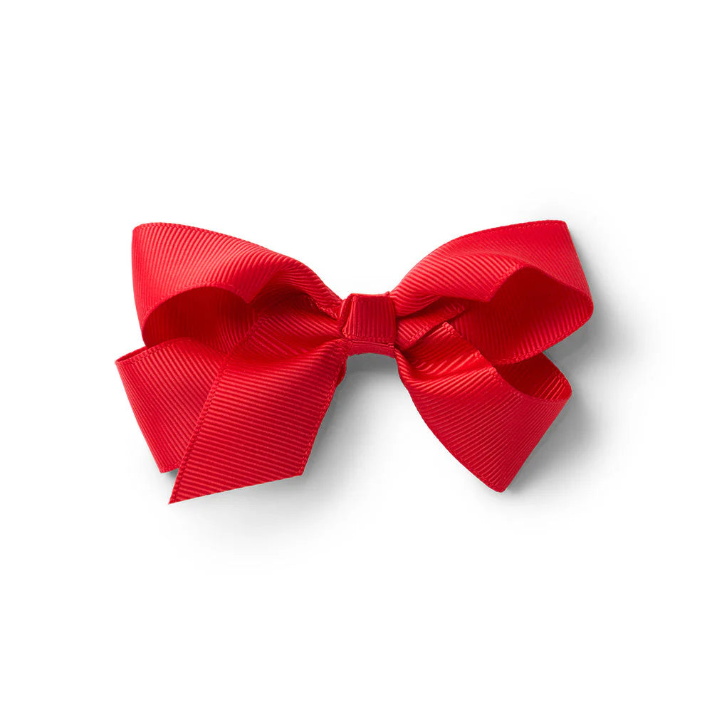 Red Bow Hair Clip