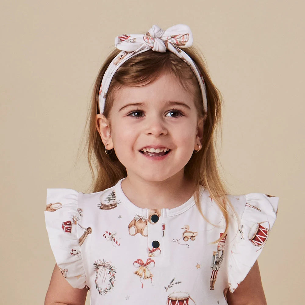 Santa's Toyshop Topknot Headband