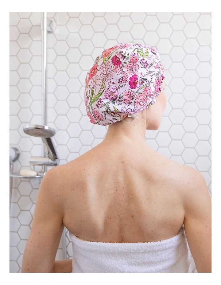 Shower Cap Fleur Rose