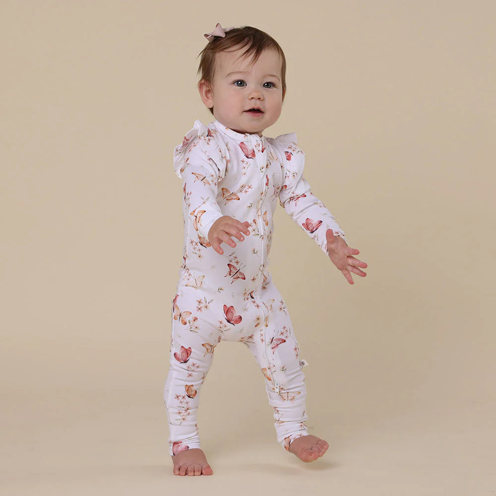 Butterfly Snugglesuit Convertible Romper