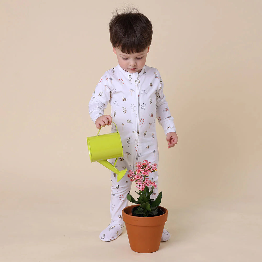 Garden Friends Snuggle Sleepsuit Zip Footie
