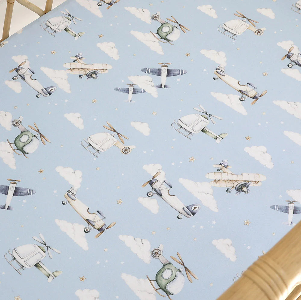 Taking Flight Bassinet Sheet