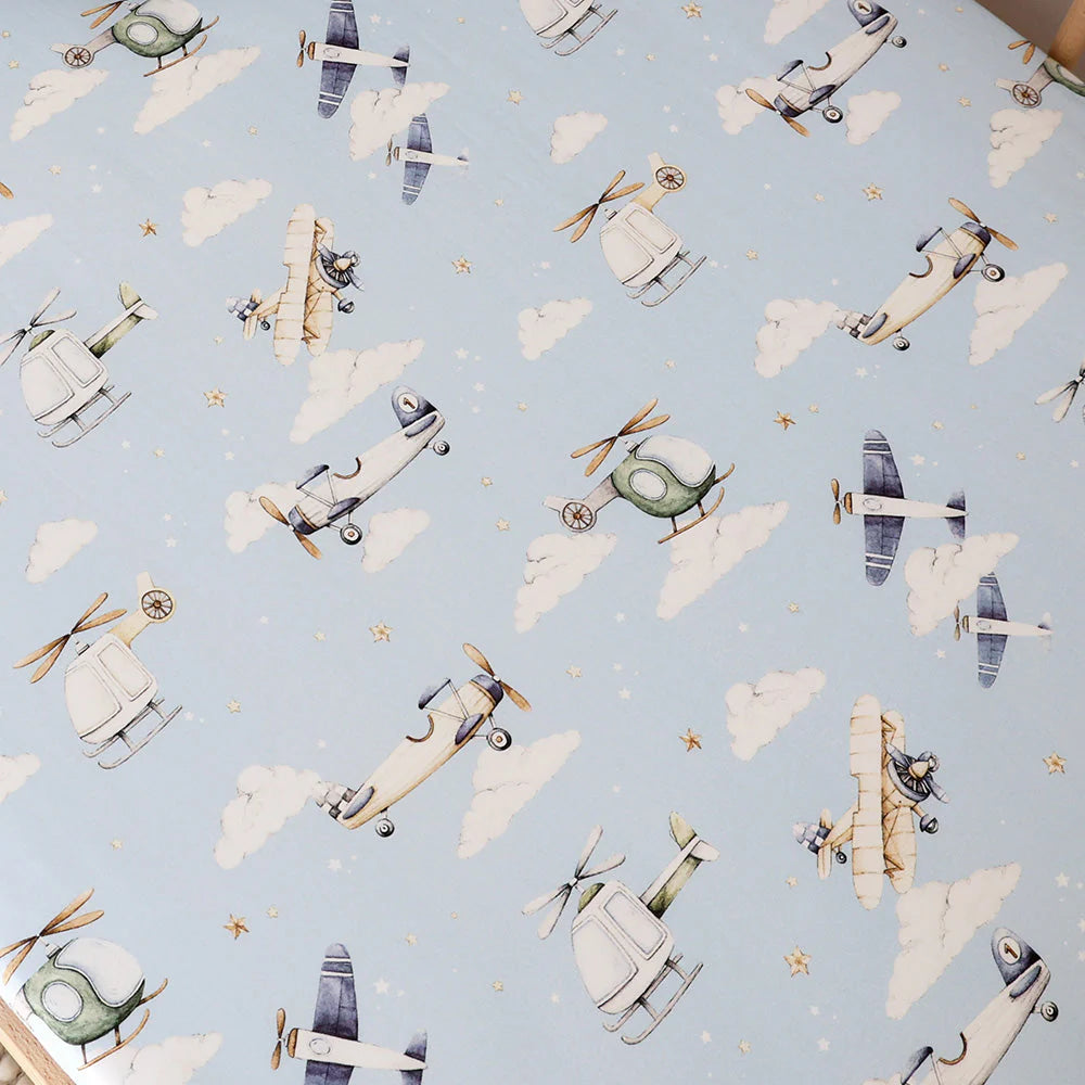 Taking Flight Cot Sheet