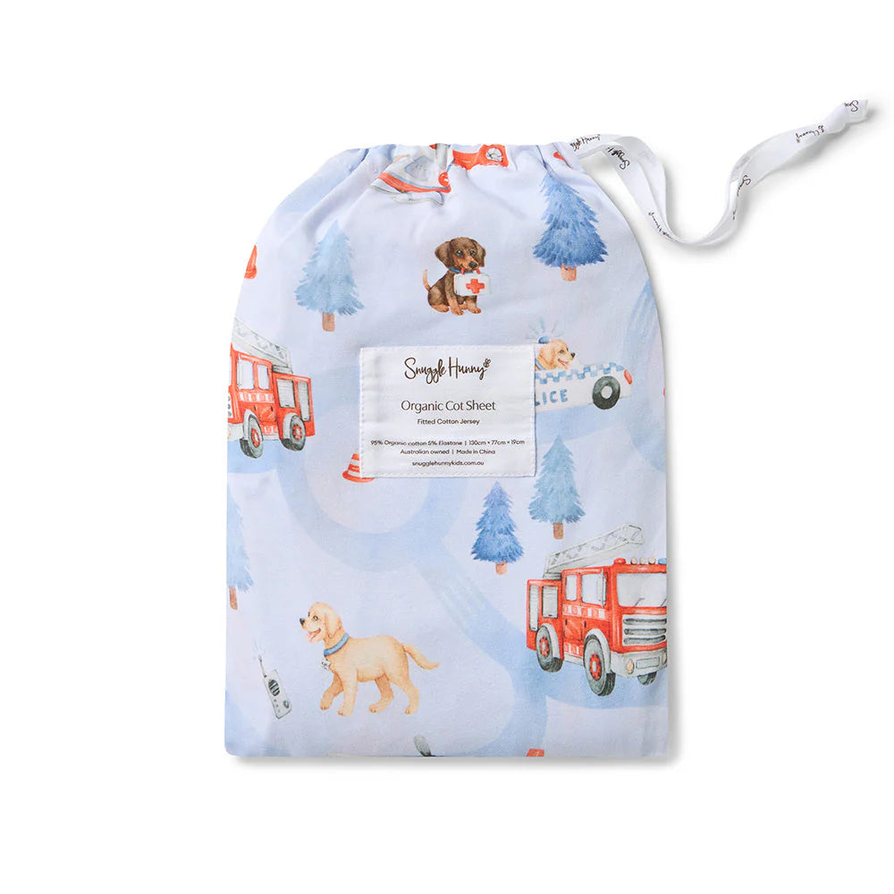 To The Rescue Cot Sheet