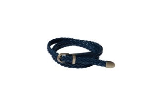 Plaited Belt Navy
