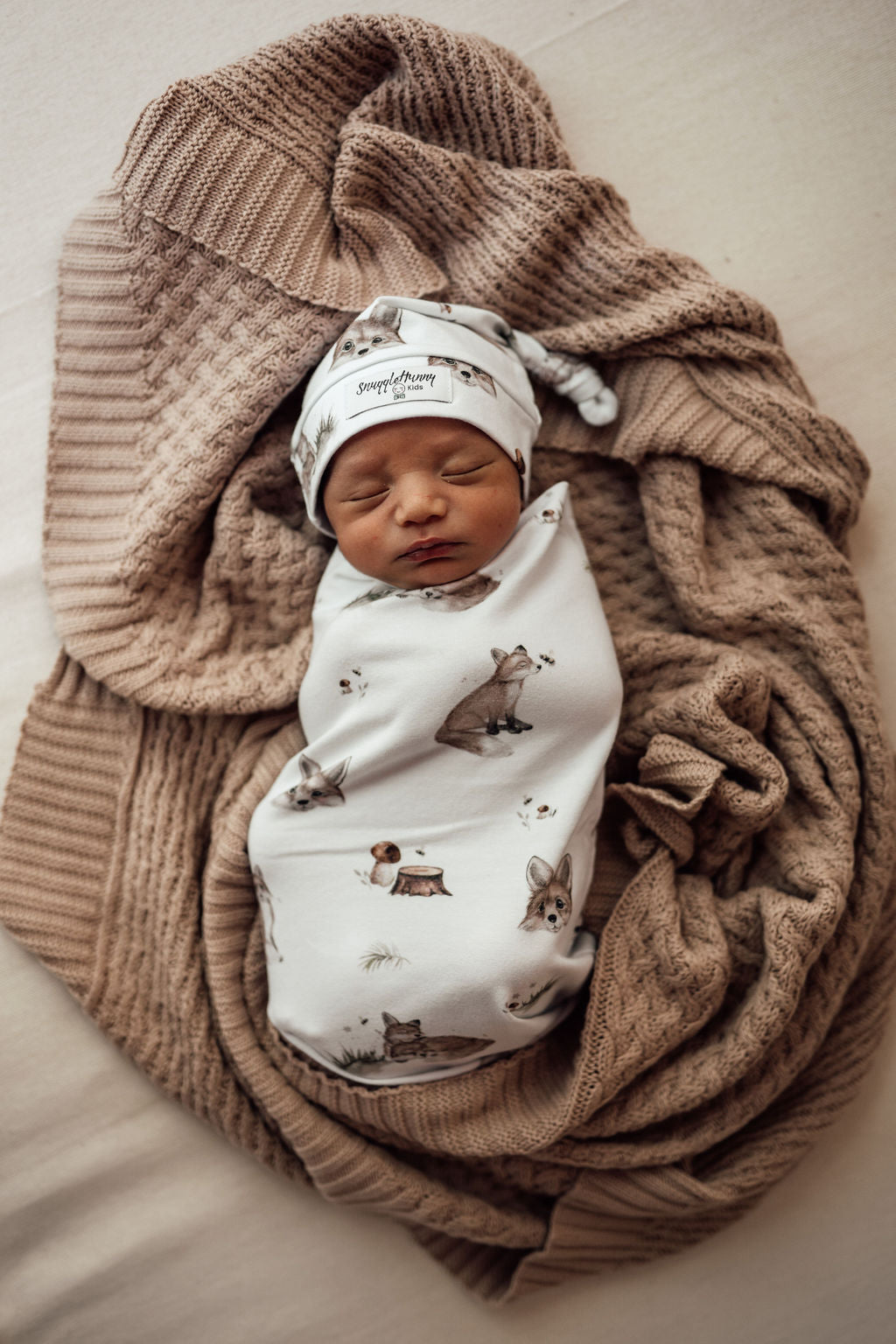 Hazelnut Knit Baby Blanket